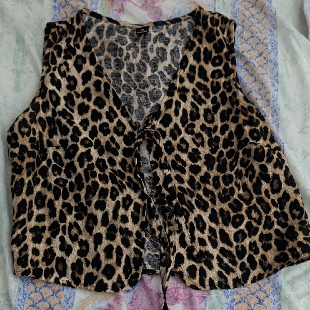 Leopard Print Women's Top